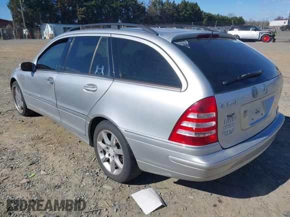 2005 Mercedes-Benz C 240 with VIN WDBRH61J15F635726, listed as a IAAI auction lot 41887674 with 200,766 mi miles and . Bid and sale history available at DreamBid. Image 3.