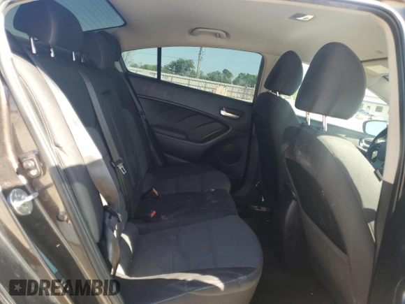2017 Kia Forte LX with VIN 3KPFL4A75HE150712, listed as a Copart auction lot 52585155 with 185,643 mi miles and Salvage Title. Bid and sale history available at carsss.com. Image 10.