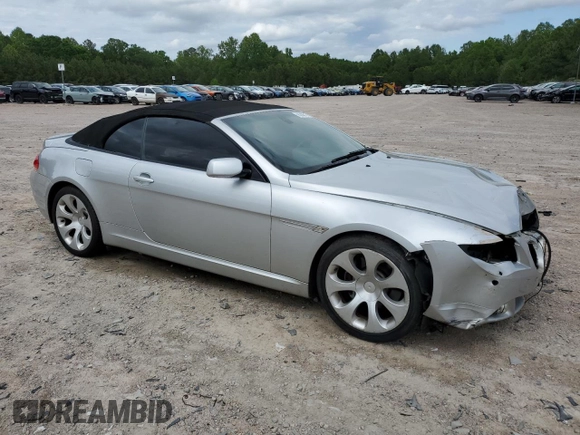 2006 BMW 6 Series 650Ci z VIN WBAEK13406CN75613, wystawiony jako Copart lot #56288515 z przebiegiem 191 640 mil mil oraz Szkoda całkowita • Salvage title. Historia ofert i sprzedaży dostępna na DreamBid. Obrazek 4.