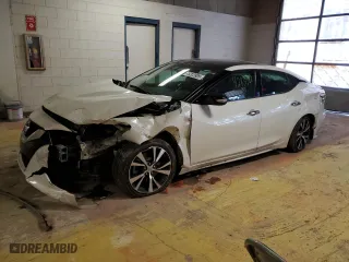 2017 Nissan Maxima SV with VIN 1N4AA6AP4HC428332, listed as a Copart auction lot 45322805 with 0 mi miles and Salvage Title. Bid and sale history available at carsss.com. Image 1.