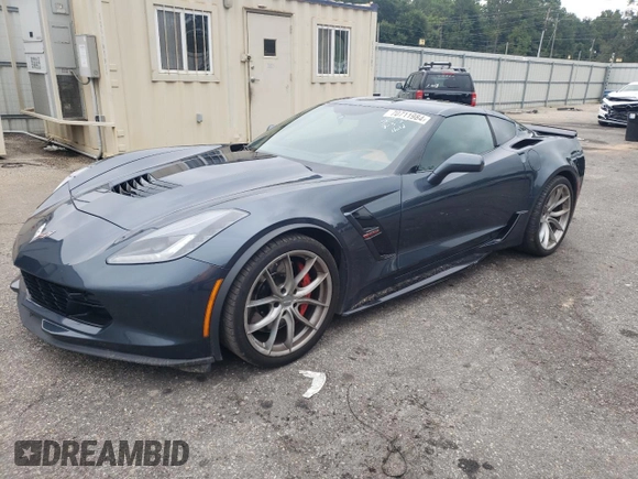 2019 Chevrolet Corvette Grand Sport 2LT with VIN 1G1YX2D73K5119516, listed as a Copart auction lot 70711984 with 92,847 mi miles and Clean Title. Bid and sale history available at carsss.com. Image 1.
