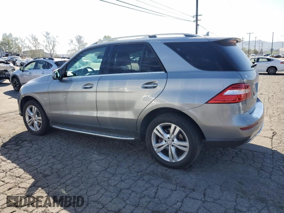2012 Mercedes-Benz M 350 with VIN 4JGDA5HB8CA054819, listed as a Copart auction lot 49919665 with 167,669 mi miles and Salvage title. Bid and sale history available at DreamBid. Image 2.
