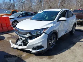 2022 Honda HR-V EX with VIN 3CZRU6H50NM727023, listed as a IAAI auction lot 41749628 with 64,128 mi miles. Bid and sale history available at carsss.com. Image 2.