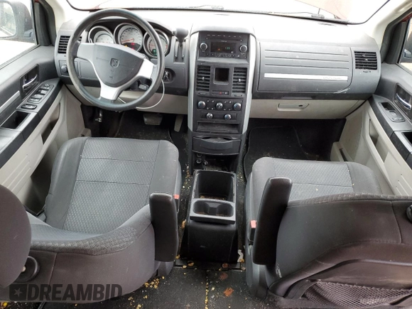 2010 Dodge Grand Caravan SE with VIN 2D4RN4DE9AR254953, listed as a Copart auction lot 53869185 with 187,424 mi miles and Salvage Title. Bid and sale history available at DreamBid. Image 8.