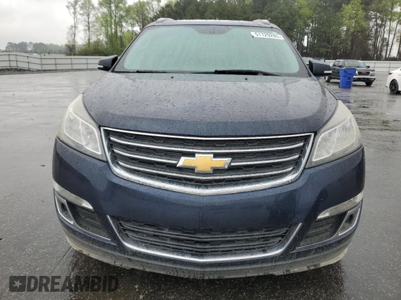 2017 Chevrolet Traverse LT with VIN 1GNKRHKD3HJ143938, listed as a Copart auction lot 51129285 with 92,187 mi miles and Salvage Title. Bid and sale history available at DreamBid. Image 5.