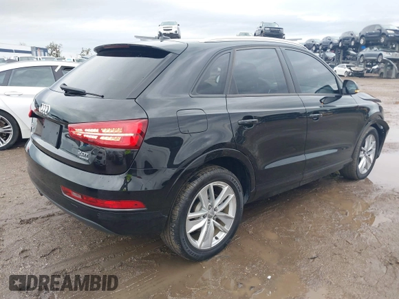 2017 Audi Q3 Premium with VIN WA1ECCFS5HR006322, listed as a IAAI auction lot 41396127 with 46,004 mi miles. Bid and sale history available at carsss.com. Image 4.