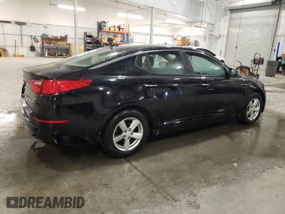 2015 Kia Optima LX with VIN 5XXGM4A7XFG483056, listed as a Copart auction lot 51503795 with 92,355 mi miles and Salvage Title. Bid and sale history available at carsss.com. Image 3.