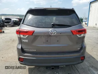 2018 Toyota Highlander SE with VIN 5TDKZRFH6JS543870, listed as a Copart auction lot 71250184 with 88,991 mi miles and Salvage title. Bid and sale history available at DreamBid. Image 6.