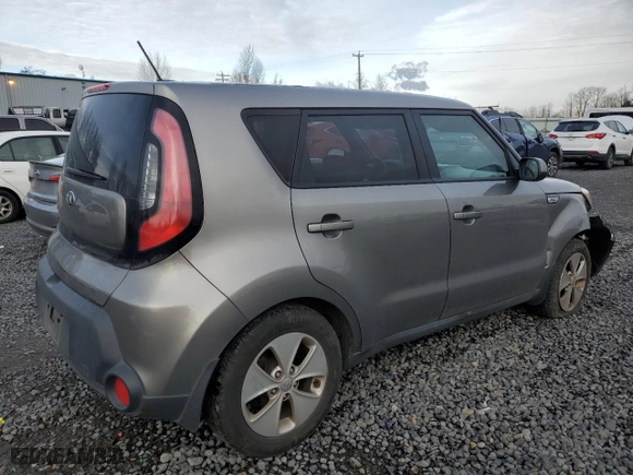 2015 Kia Soul with VIN KNDJN2A2XF7122821, listed as a Copart auction lot 43837155 with 146,843 mi miles and Salvage Title. Bid and sale history available at carsss.com. Image 3.
