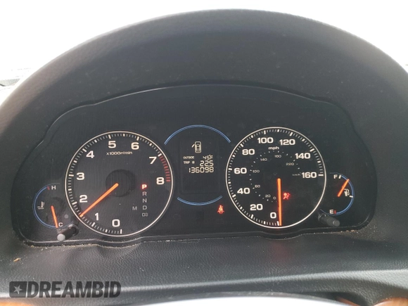 2004 Acura TSX w/Navigation with VIN JH4CL969X4C013680, listed as a Copart auction lot 52547525 with 136,098 mi miles and Salvage title. Bid and sale history available at DreamBid. Image 9.
