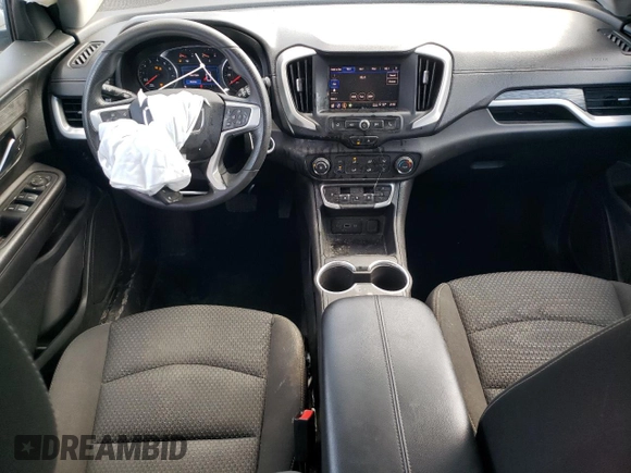 2022 GMC Terrain SLE with VIN 3GKALMEVXNL128557, listed as a Copart auction lot 47608065 with 43,595 mi miles and Salvage title. Bid and sale history available at DreamBid. Image 8.