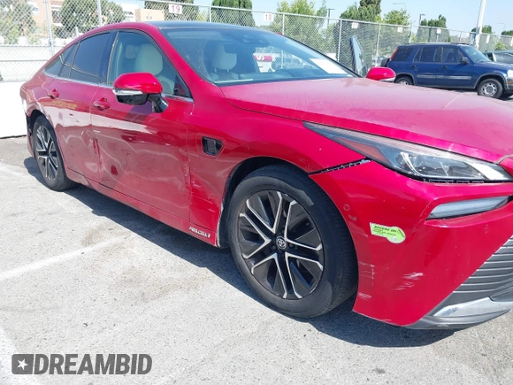 2022 Toyota Mirai XLE with VIN JTDAAAAA6NA004649, listed as a IAAI auction lot 42272950 with 24,687 mi miles and . Bid and sale history available at DreamBid. Image 6.