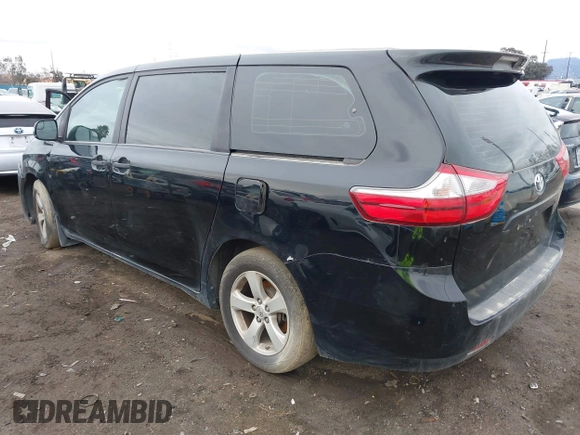 2017 Toyota Sienna L with VIN 5TDZZ3DC5HS872380, listed as a IAAI auction lot 41576831 with 78,716 mi miles and . Bid and sale history available at DreamBid. Image 3.