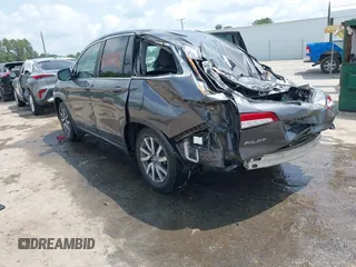 2019 Honda Pilot EX-L with VIN 5FNYF5H4XKB018306, listed as a IAAI auction lot 42441441 with 53,212 mi miles and . Bid and sale history available at DreamBid. Image 3.