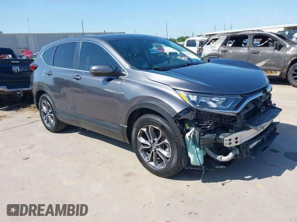 2020 Honda CR-V EX-L with VIN 2HKRW1H83LH423622, listed as a IAAI auction lot 41985902 with 1 mi miles. Bid and sale history available at carsss.com. Image 1.