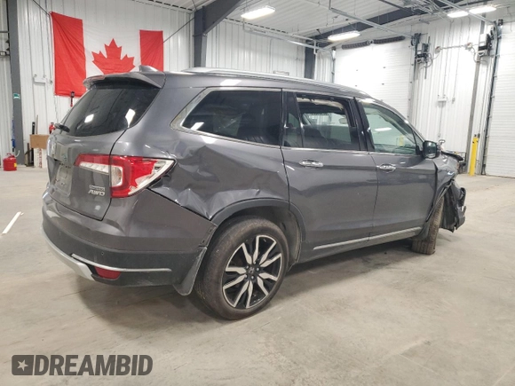 2019 Honda Pilot Touring 7-Passenger with VIN 5FNYF6H66KB507017, listed as a Copart auction lot 62583625 with 48,230 mi miles and Salvage title. Bid and sale history available at DreamBid. Image 3.
