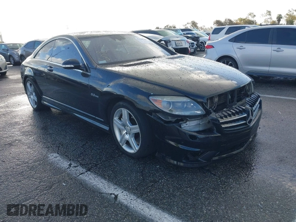 2009 Mercedes-Benz CL-Class V8 AMG with VIN WDDEJ77X89A020041, listed as a IAAI auction lot 41590508 with 127,040 mi miles. Bid and sale history available at carsss.com. Image 1.