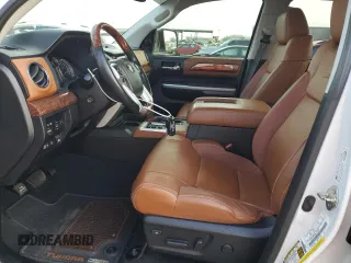 2015 Toyota Tundra 4WD Truck Platinum with VIN 5TFAW5F13FX460740, listed as a Copart auction lot 84609664 with 89,456 mi miles and Salvage Title. Bid and sale history available at carsss.com. Image 7.