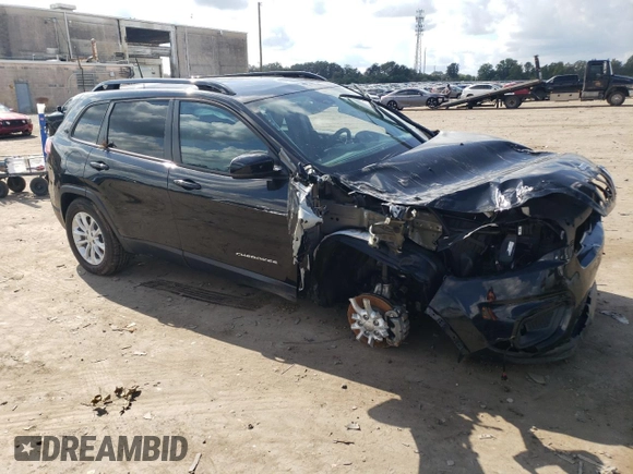 2022 Jeep Cherokee Latitude Lux with VIN 1C4PJMMN8ND547476, listed as a Copart auction lot 74342284 with 11,405 mi miles and Salvage title. Bid and sale history available at DreamBid. Image 4.