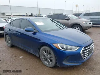 2017 Hyundai Elantra SE with VIN 5NPD84LF2HH119457, listed as a IAAI auction lot 41456661 with 128,761 mi miles. Bid and sale history available at carsss.com. Image 1.