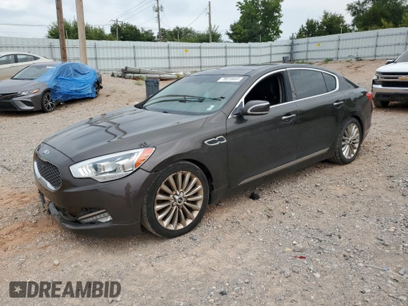 2015 Kia K900 Luxury z VIN KNALW4D45F6019274, wystawiony jako Copart lot #70019464 z przebiegiem 144 668 mil mil oraz Szkody całkowita. Historia ofert i sprzedaży dostępna na DreamBid. Obrazek 1.