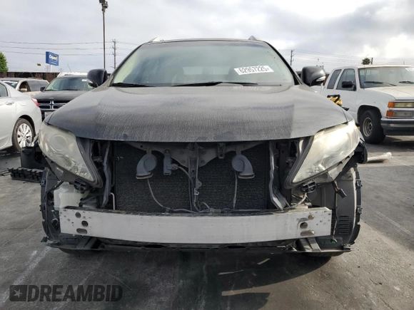 2010 Lexus RX 350 with VIN JTJZK1BA0A2000211, listed as a Copart auction lot 62957225 with 120,554 mi miles and Salvage title. Bid and sale history available at DreamBid. Image 5.
