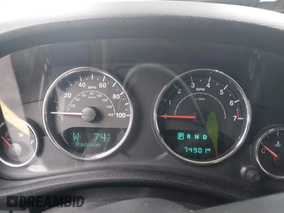 2018 Jeep Wrangler Unlimited Sport S with VIN 1C4BJWDG1JL810754, listed as a IAAI auction lot 42419199 with 74,901 mi miles and . Bid and sale history available at DreamBid. Image 7.