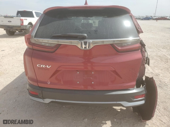 2022 Honda CR-V EX with VIN 5J6RW1H54NA004608, listed as a Copart auction lot 50565115 with 19,564 mi miles and Salvage Title. Bid and sale history available at carsss.com. Image 6.