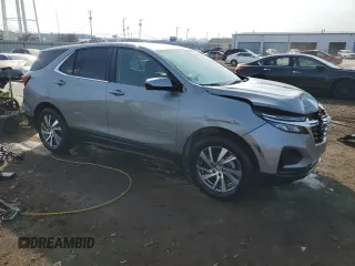2024 Chevrolet Equinox LT with VIN 3GNAXUEG2RL247363, listed as a Copart auction lot 48898345 with 16,244 mi miles and Salvage Title. Bid and sale history available at DreamBid. Image 4.