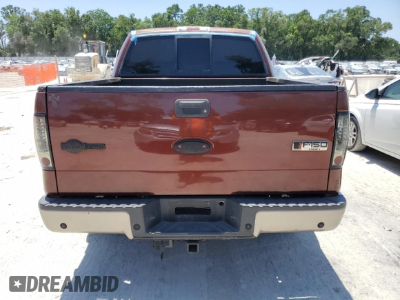 2005 Ford F-150 XLT с VIN 1FTPW125X5KE68731, выставлен на аукционе Copart как лот 55912285 с пробегом 287 986 миль миль и Списание • Salvage title. История ставок и продаж доступна на DreamBid. Изображение 6.