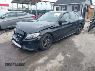 2018 Mercedes-Benz C 43 AMG with VIN 55SWF6EB9JU248383, listed as a IAAI auction lot 41226587 with 125,676 mi miles and . Bid and sale history available at carsss.com. Image 23.