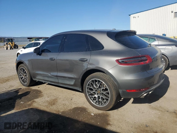 2016 Porsche Macan S with VIN WP1AB2A54GLB50320, listed as a Copart auction lot 53908605 with 71,981 mi miles and Salvage title. Bid and sale history available at DreamBid. Image 2.