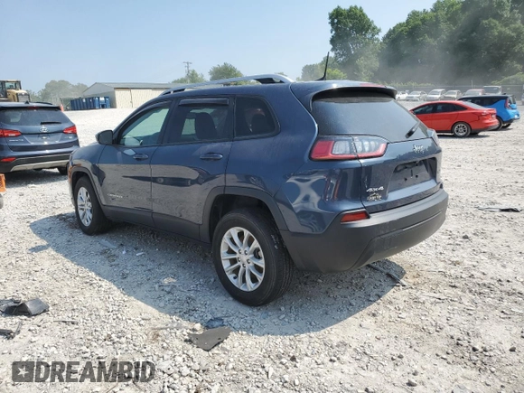 2021 Jeep Cherokee Latitude with VIN 1C4PJMCB5MD193647, listed as a Copart auction lot 58806815 with 10,690 mi miles and Salvage title. Bid and sale history available at DreamBid. Image 2.
