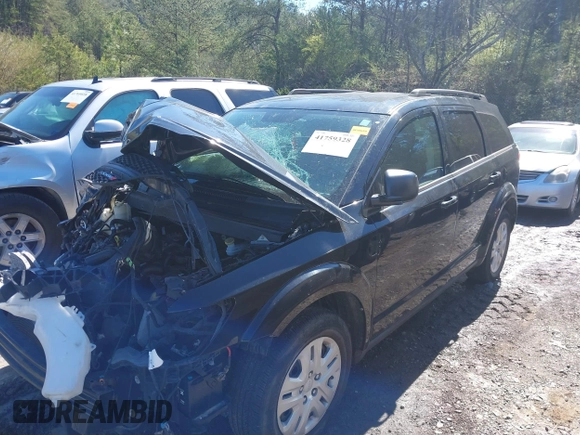 2016 Dodge Journey SE with VIN 3C4PDCAB4GT138223, listed as a IAAI auction lot 41759328 with 1 mi miles. Bid and sale history available at carsss.com. Image 8.