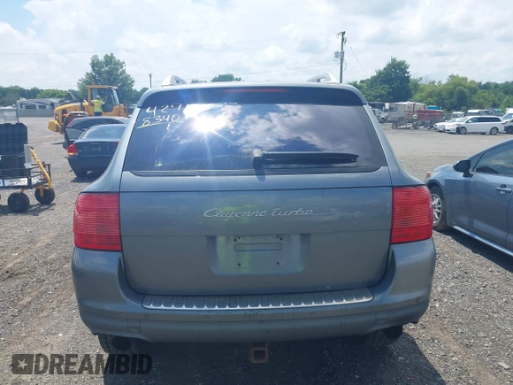 2005 Porsche Cayenne Turbo with VIN WP1AC29PX5LA91015, listed as a IAAI auction lot 42738340 with 219,742 mi miles and . Bid and sale history available at DreamBid. Image 16.