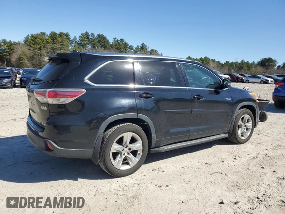2014 Toyota Highlander Limited with VIN 5TDDCRFH2ES006624, listed as a Copart auction lot 49738285 with 126,881 mi miles and Clean title. Bid and sale history available at DreamBid. Image 3.