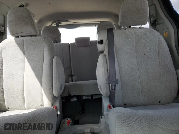2011 Toyota Sienna LE AAS with VIN 5TDKK3DC6BS063967, listed as a Copart auction lot 56696825 with 196,679 mi miles and Salvage Title. Bid and sale history available at DreamBid. Image 10.