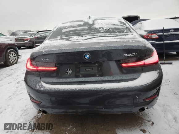 2019 BMW 3 Series 330i xDrive with VIN 3MW5R7J52K8A05155, listed as a Copart auction lot 88263325 with 97,201 mi miles and Salvage Title. Bid and sale history available at DreamBid. Image 6.