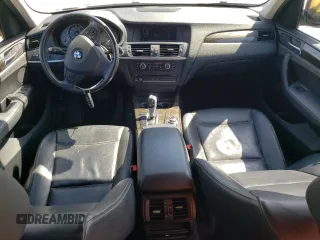 2011 BMW X3 28i with VIN 5UXWX5C50BL708615, listed as a Copart auction lot 46101255 with 132,410 mi miles and Salvage Title. Bid and sale history available at carsss.com. Image 8.