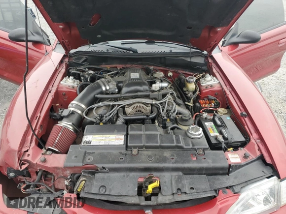 1996 Ford Mustang Cobra with VIN 1FALP46V7TF187912, listed as a Copart auction lot 54401505 with 116,465 mi miles and Salvage title. Bid and sale history available at DreamBid. Image 11.