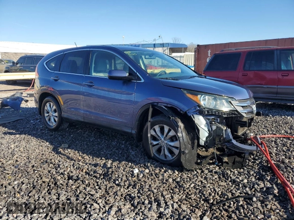 2013 Honda CR-V EX with VIN 2HKRM4H58DH642168, listed as a Copart auction lot 45562155 with 172,189 mi miles and Salvage Title. Bid and sale history available at DreamBid. Image 4.