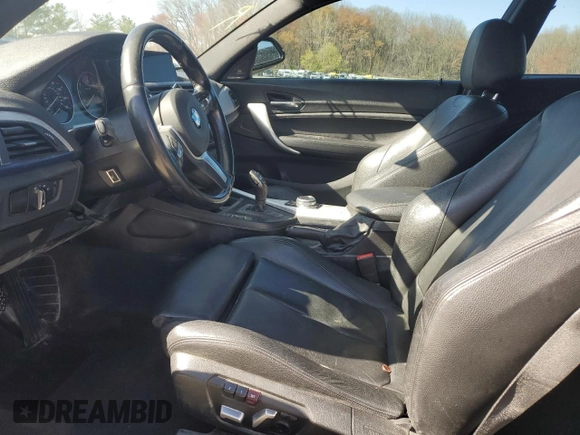 2016 BMW 2 Series M235i xDrive with VIN WBA1J9C54GV696160, listed as a Copart auction lot 52317365 with 0 mi miles and Salvage Title. Bid and sale history available at carsss.com. Image 7.