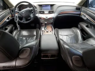 2015 Infiniti Q70L with VIN JN1BY1PP1FM602131, listed as a Copart auction lot 45463145 with 130,320 mi miles and Salvage Title. Bid and sale history available at carsss.com. Image 8.