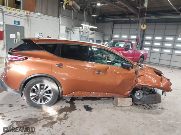 2015 Nissan Murano S with VIN 5N1AZ2MHXFN292009, listed as a IAAI auction lot 41531650 with 49,560 mi miles. Bid and sale history available at carsss.com. Image 14.