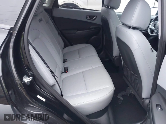 2021 Hyundai Kona Ultimate with VIN KM8K5CA59MU657508, listed as a IAAI auction lot 41144378 with 15,828 mi miles. Bid and sale history available at carsss.com. Image 8.