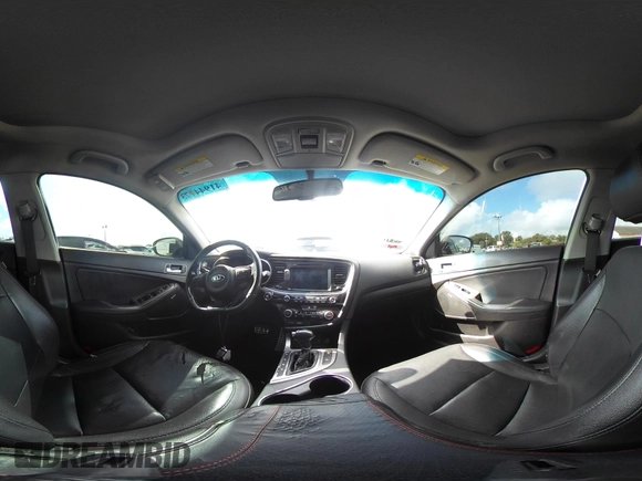 2015 Kia Optima SX Turbo with VIN 5XXGR4A60FG503940, listed as a IAAI auction lot 41944773 with 214,914 mi miles. Bid and sale history available at carsss.com. Image 18.