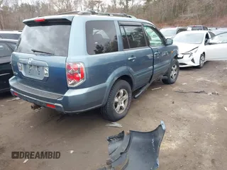 2006 Honda Pilot EX with VIN 5FNYF28436B013517, listed as a IAAI auction lot 41607406 with 235,561 mi miles and . Bid and sale history available at DreamBid. Image 4.