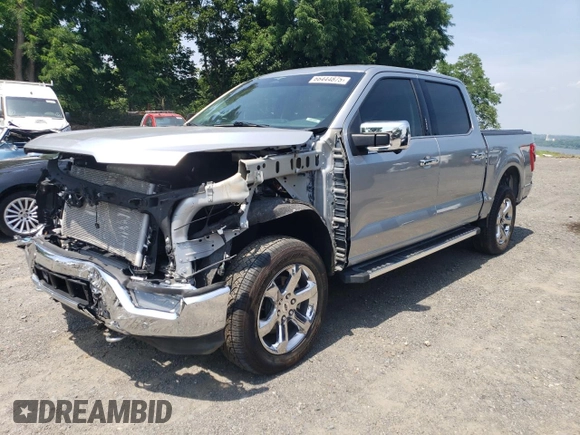 2023 Ford F-150 XL with VIN 1FTFW1E83PFC67461, listed as a Copart auction lot 66444875 with 10,498 mi miles and Salvage title. Bid and sale history available at DreamBid. Image 1.