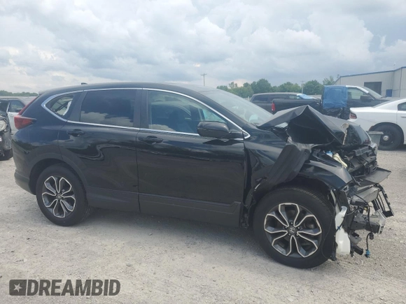 2021 Honda CR-V EX-L with VIN 2HKRW2H8XMH658171, listed as a Copart auction lot 62904405 with 35,656 mi miles and Salvage title. Bid and sale history available at DreamBid. Image 4.