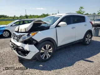 2013 Kia Sportage EX with VIN KNDPC3A2XD7392974, listed as a Copart auction lot 62603445 with 99,184 mi miles and Salvage title. Bid and sale history available at DreamBid. Image 1.